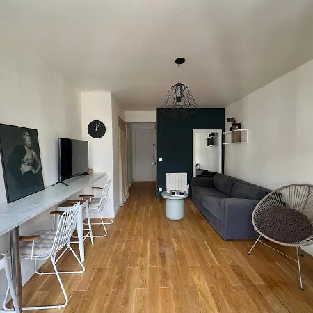 Aux Batignolles - Le Cocon Parisien - 28Mb Bis Lägenhet